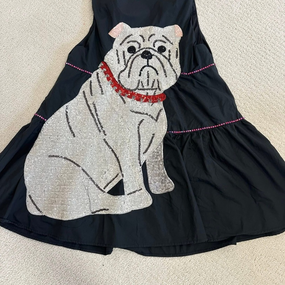 Queen of Sparkles Bulldog UGA Dress - Picture 2 of 3